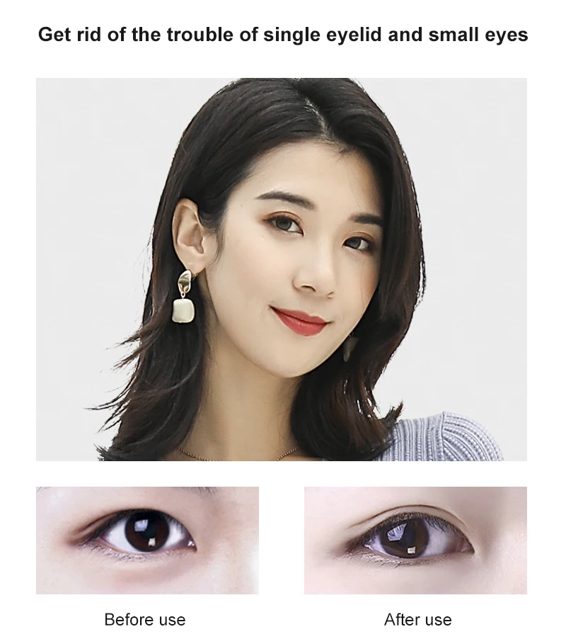 1/3/5set strisce adesive bifacciali trasparenti invisibili in fibra adesivi a doppia palpebra elasticità naturale di lunga durata