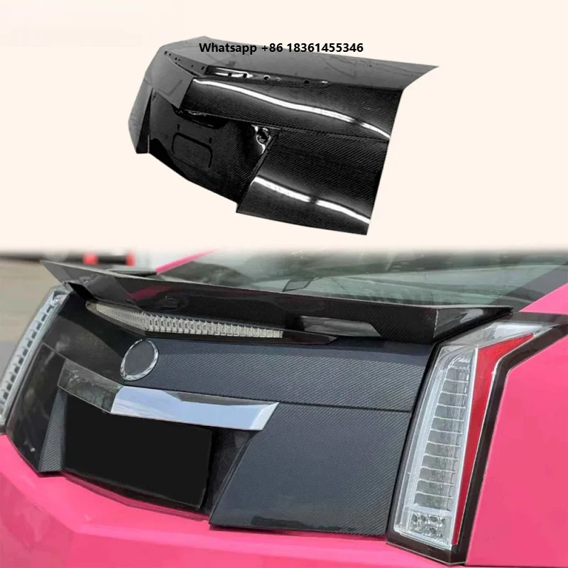 

FOR Only 08-13 Carbon KZ Style Rear Bumper Trunk Boot Lid