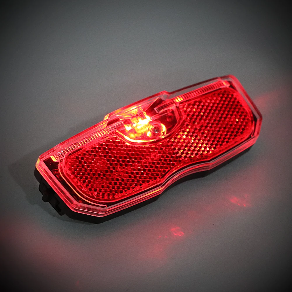 Bicycle Rear Reflector Tail Light Aluminum Alloy Reflective Taillight Safety Warning Rear Lights Cycling Accessories