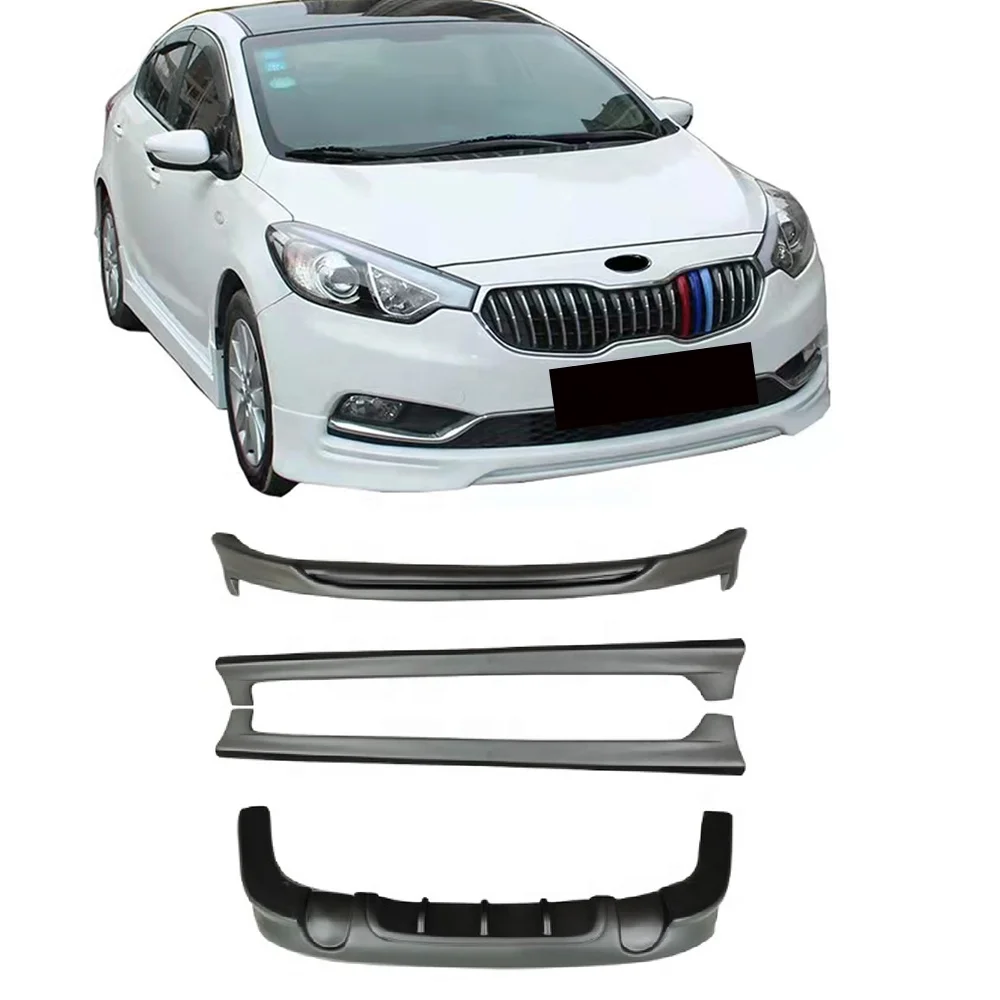 car bodykit for 2011-2015  KIA K3  ceroto    kit     front lip rear  side skirts plastic material