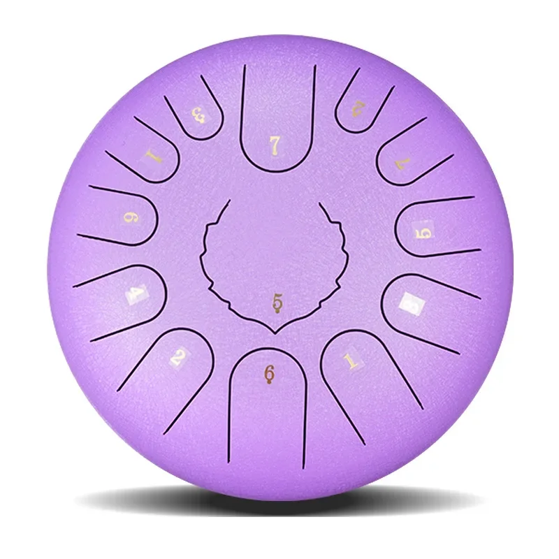 طبلة أثيرية 12 بوصة 13 نغمة طبلة فارغة عميقة، آلة موسيقية ضرب يدوية، لا تنسى القلق