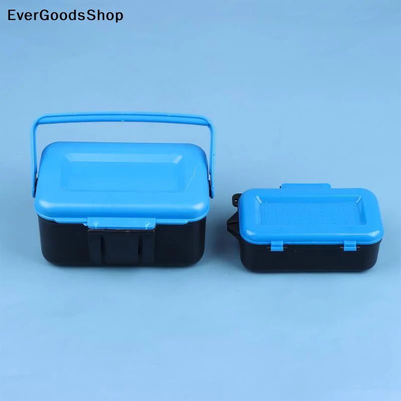 Portable Fishing Lure Box Case Live Lure Bait Hook Earthworm Carrying Case Waist Fishing Tackle Box For Outdoor Fishing Lure Box