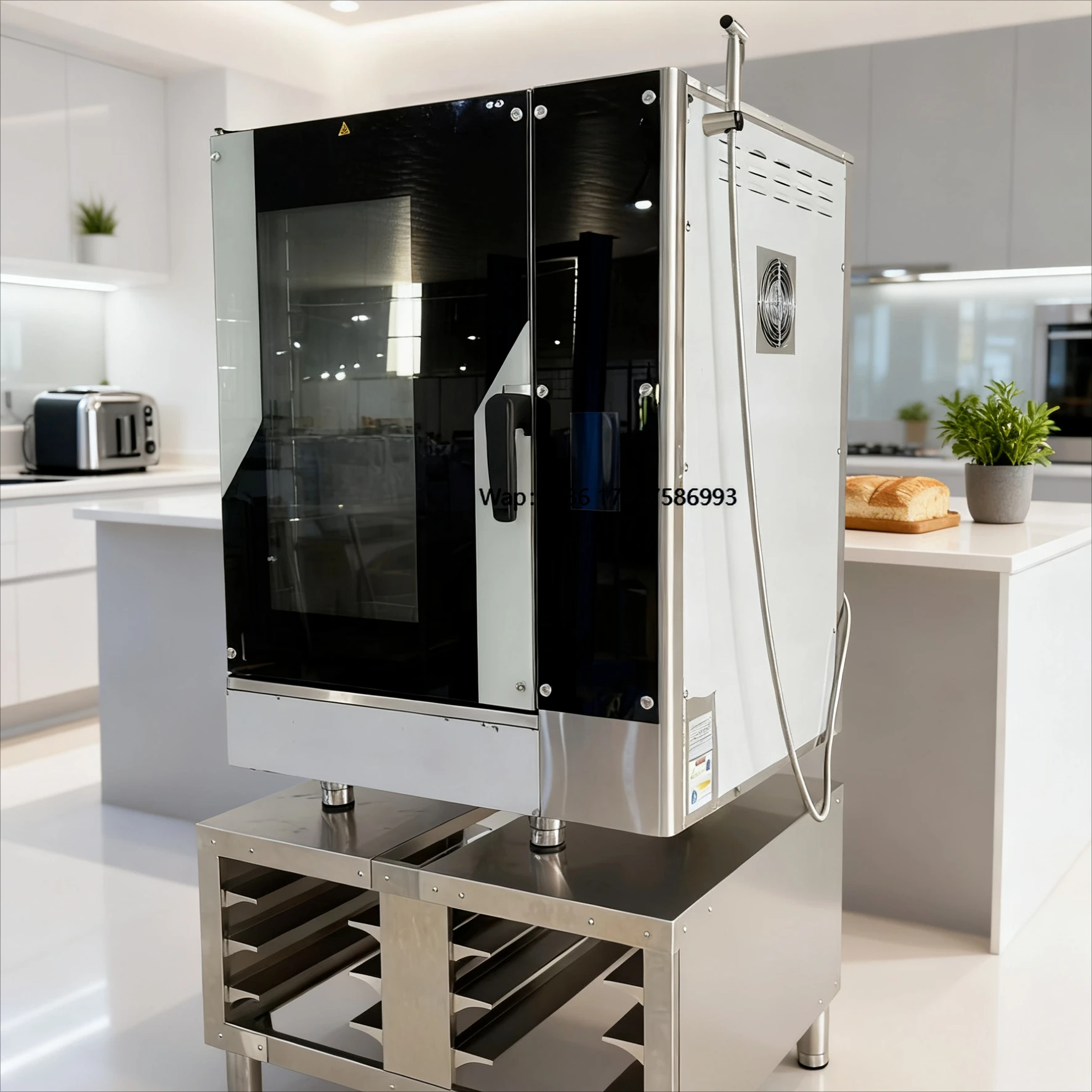 High Capacity Industrial Oven Steamer Oven High Temperature Auto Cleaning Combi Oven