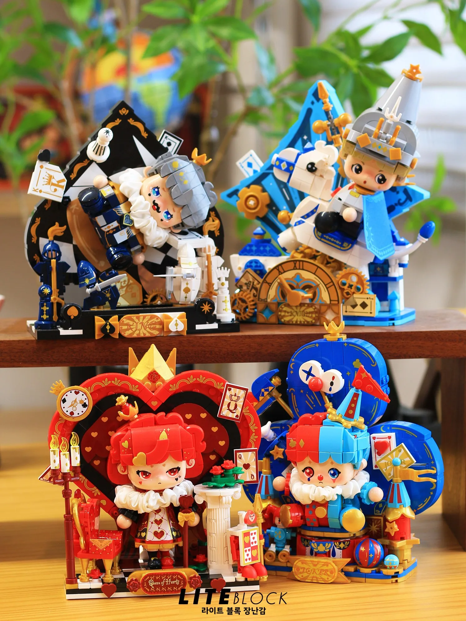 healing-series-clown-puzzle-toy-assembly-kit-birthday-gift-for-girls-fairy-tale-town-poker-building-blocks