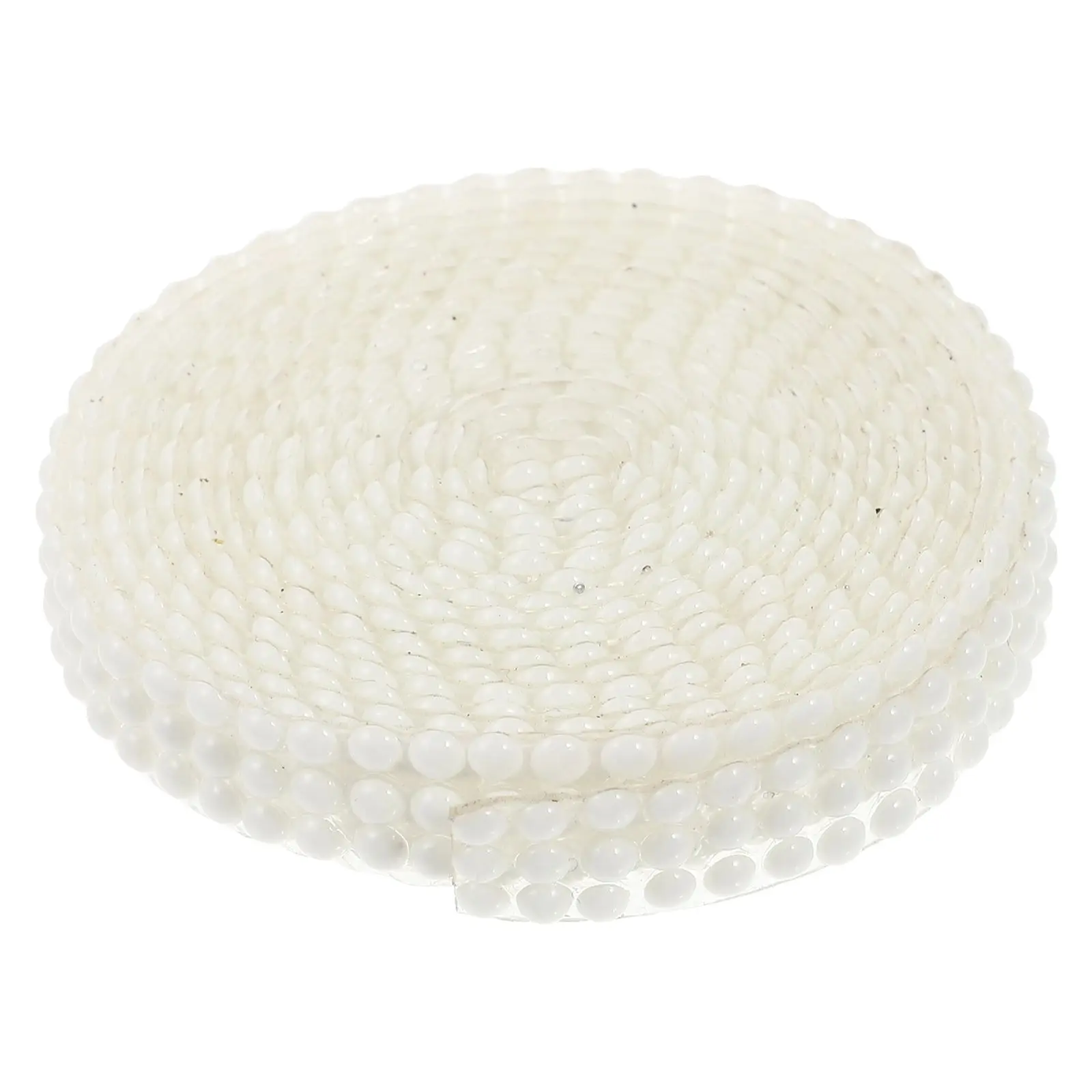 

Pearl Backed Chain Adhesive Strips Beads Ribbon Resin Pearls Decorative Wraps Clothing Materials Pearl Beaded Ribbon