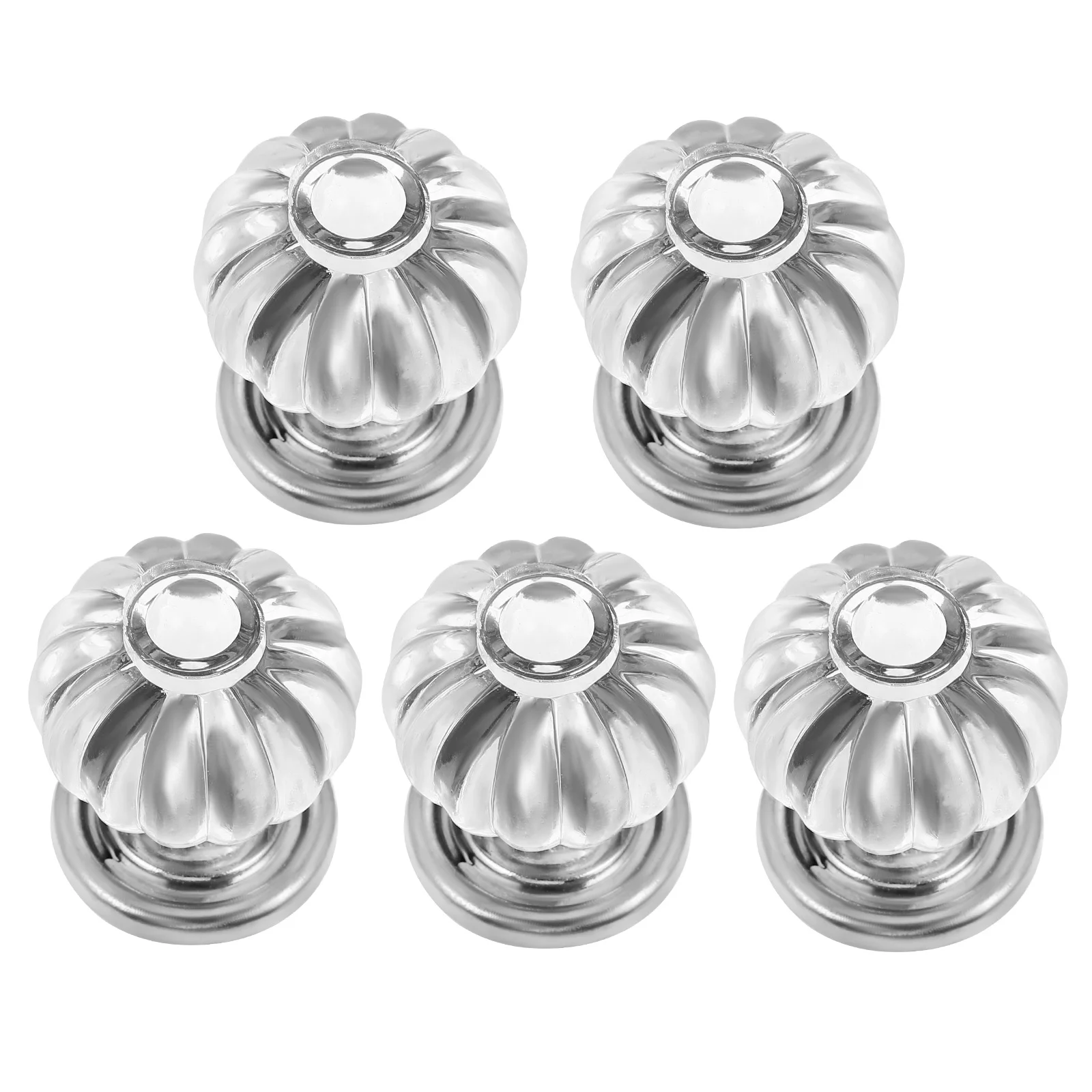 

5pcs Drawer H les Acrylic Cabinet Knobs Door Pulls Wardrobe Furniture Hardware Fits Cabinets Bookcases