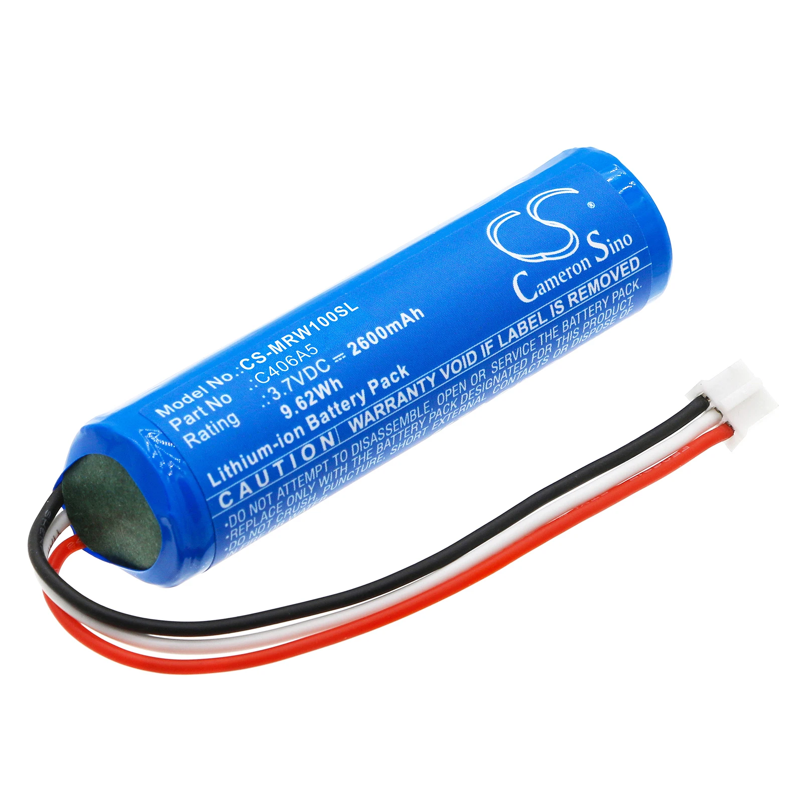 Cameron Sino Speaker Battery For Marshall:Willen,C406A5,High Capacity--2600mAh / 9.62Wh--3350mAh / 12.40Wh--Li-ion--3.70V