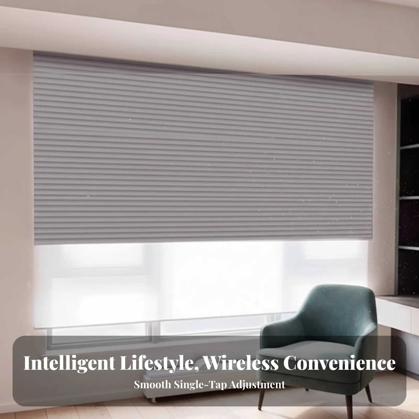 Motorizedized Ized Cellular Window Covering Thermal Insulation Motorizedized Ized Cellular Shade Double Section Cellular Shade