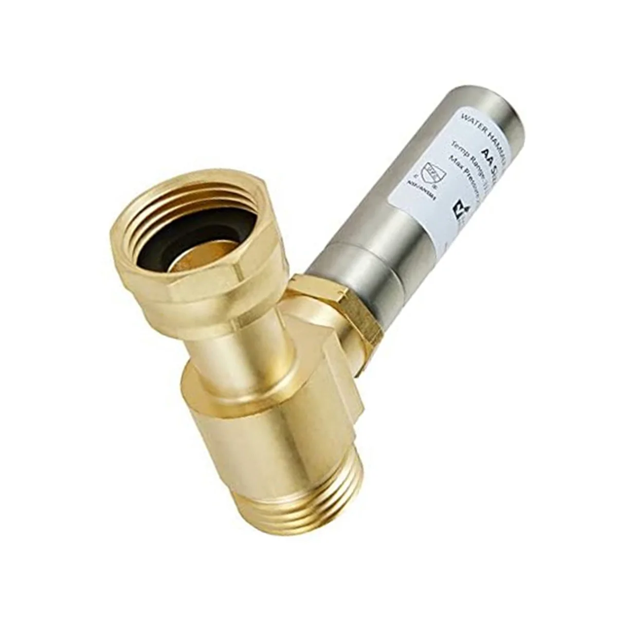 Éliminateur S-241 de marteau de l'eau d'acier inoxydable pour des machines à laver, joint distant de 3/4 pouces, 2PCs