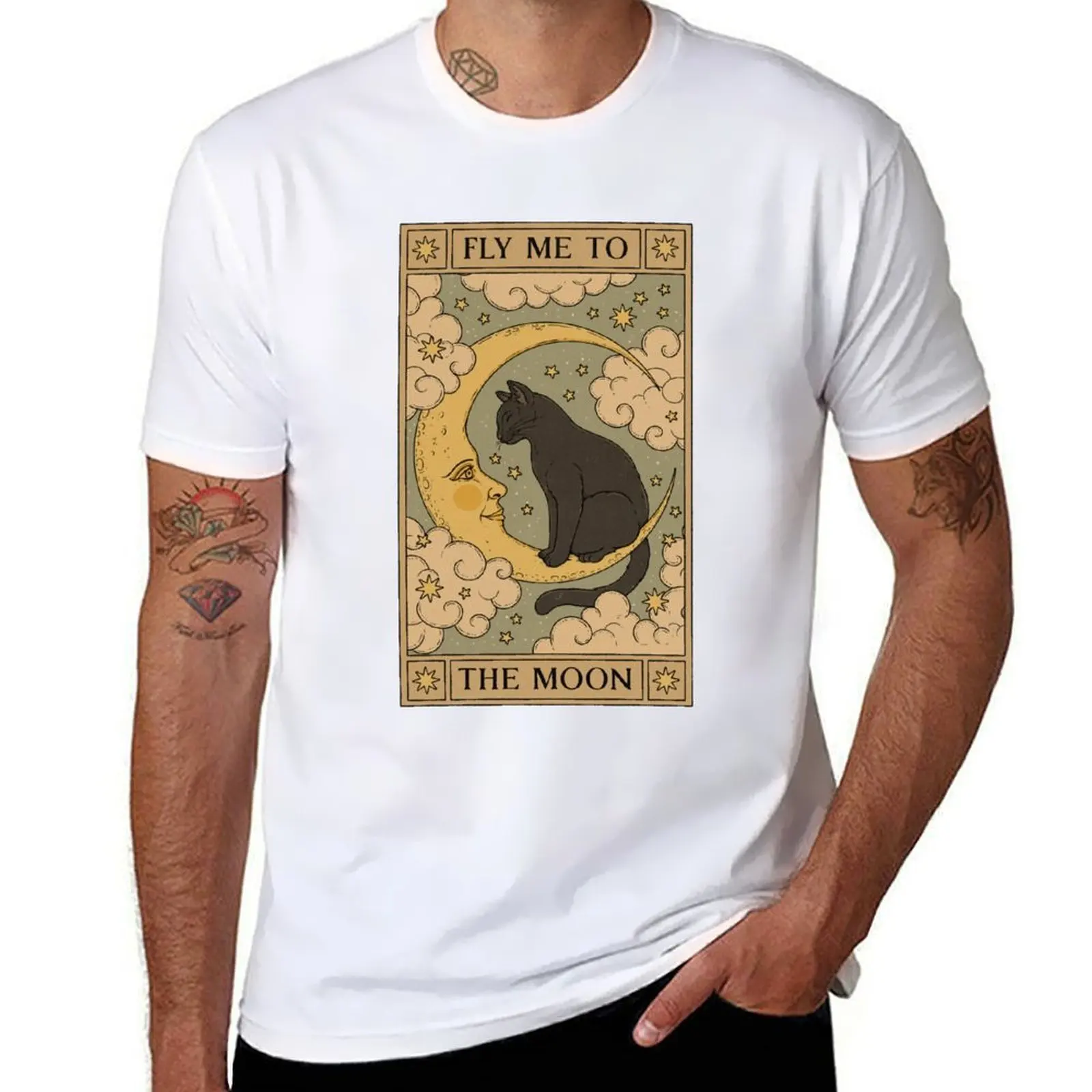 

Fly Me to the Moon T-Shirt t shirts for man pack cotton t shirts for man cotton T-Shirt