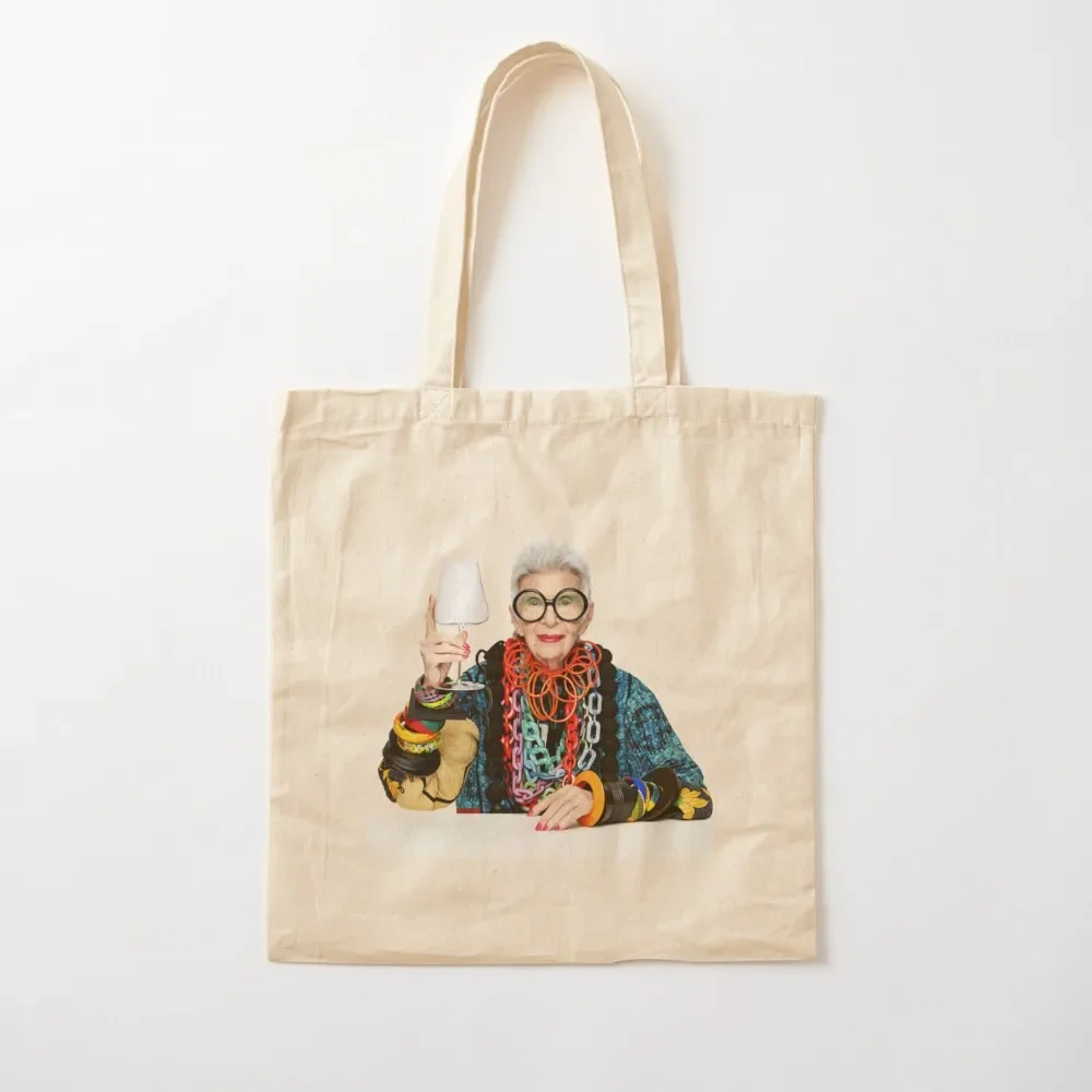 

Iris Apfel Fotomodell Tote Bag tote bag foldable reusable bag Canvas