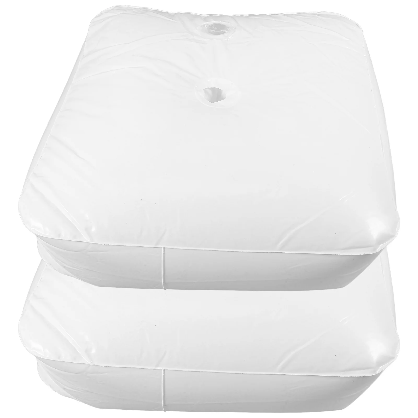 

2pcs Square Water Weight Bag Large Fillable Base Heavy Duty For Balloon Arch Column Party Decor Wedding Birthday Outdoor Patio