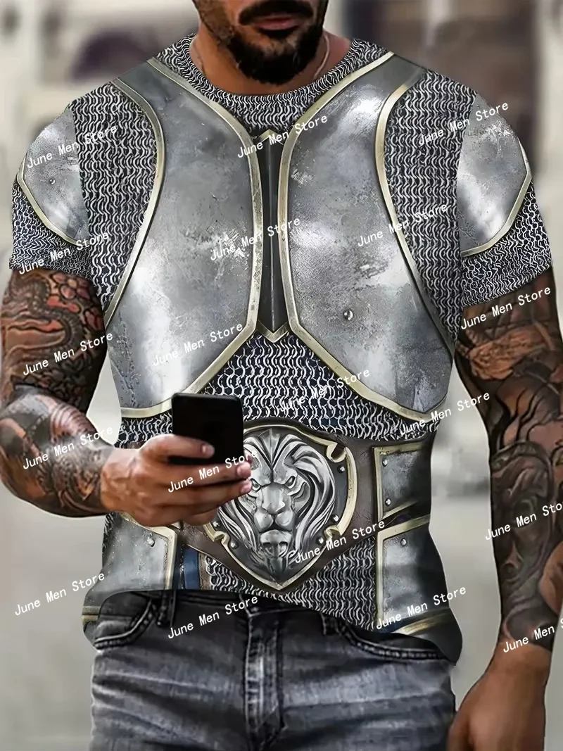 激安セール 3Dプリント ストリート系 メンズ カジュアルTシャツ ニュートラル系 原宿系 コスプレ風 ネック ショートスリーブ トップス メンズ レディース Tシャツ メンズ服