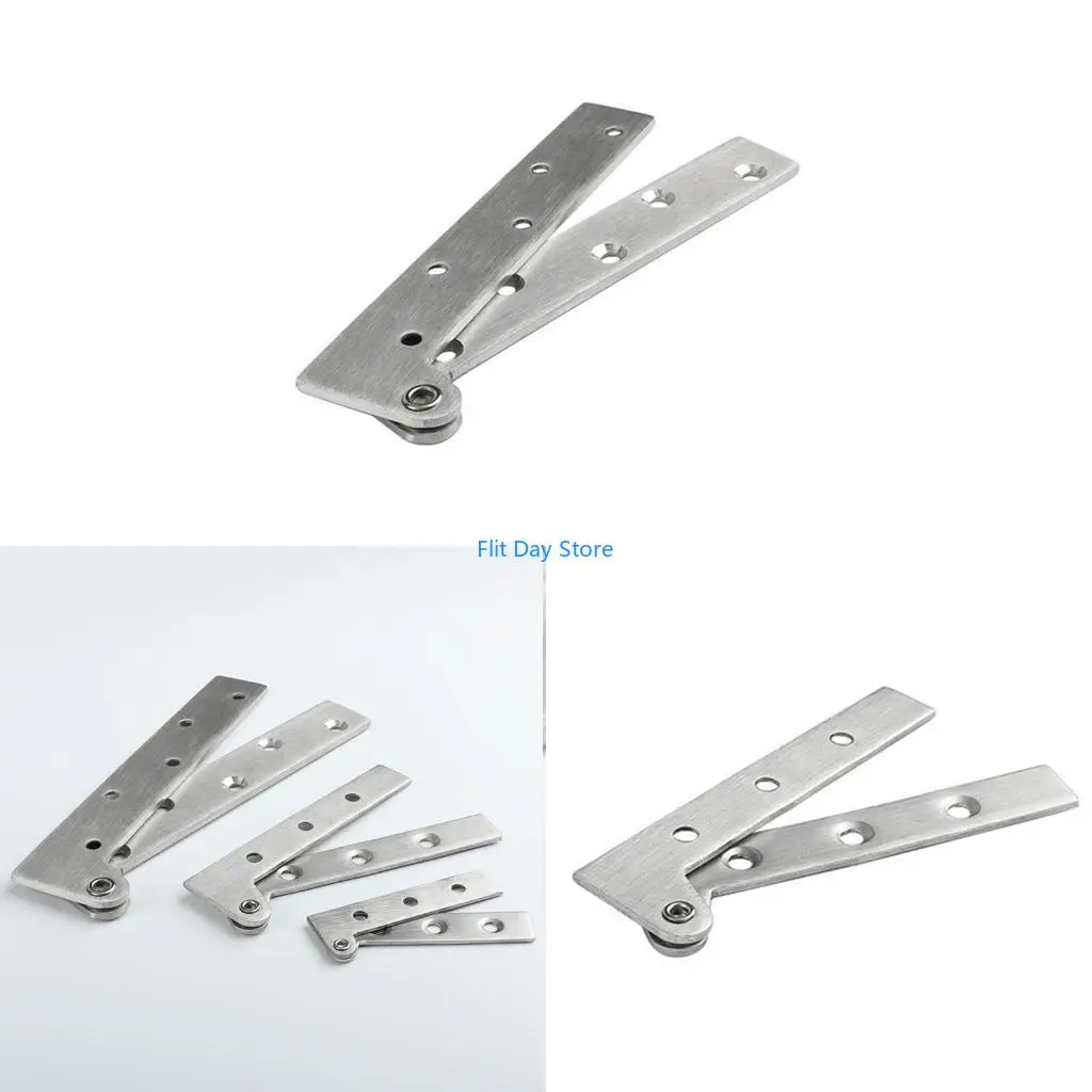 F92C Door Shaft Stainless Steel Chicken Mouth Hinges Upper and Lower Hinges Heaven and Earth Shaft 360 Degrees Rotation Hinge