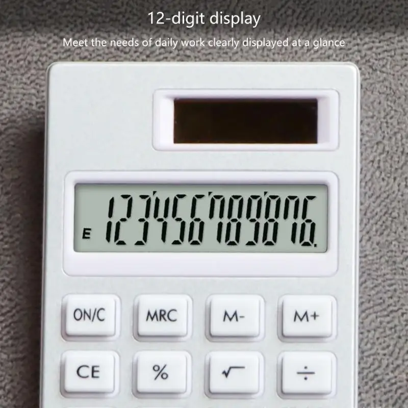 L9NA 12 Digit Calculator for Students and Professional Office Electronic Calculator