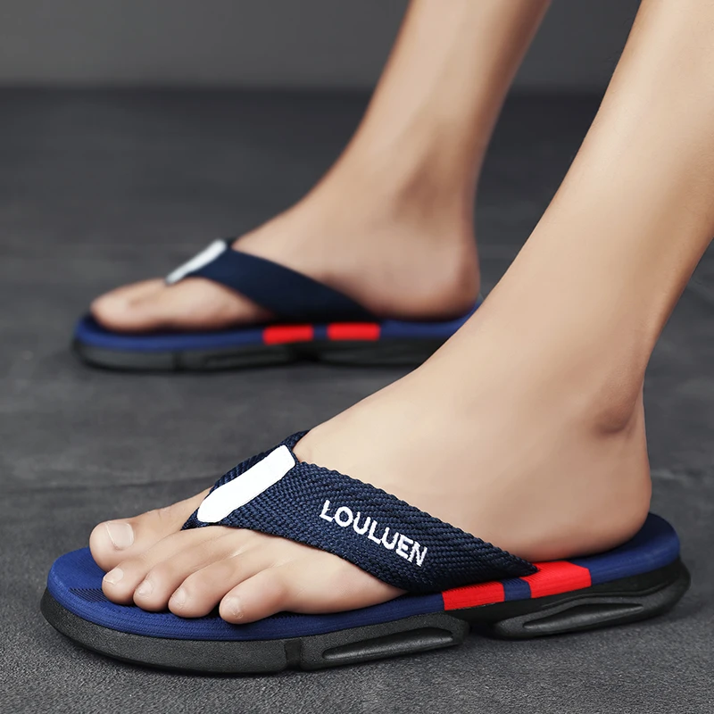 

Summer Men's Flip-flops Sports Slippers Outdoor Fashion&trend Comfortable Beach Sandals Casual Shoes House Flip Flops Home Shoes