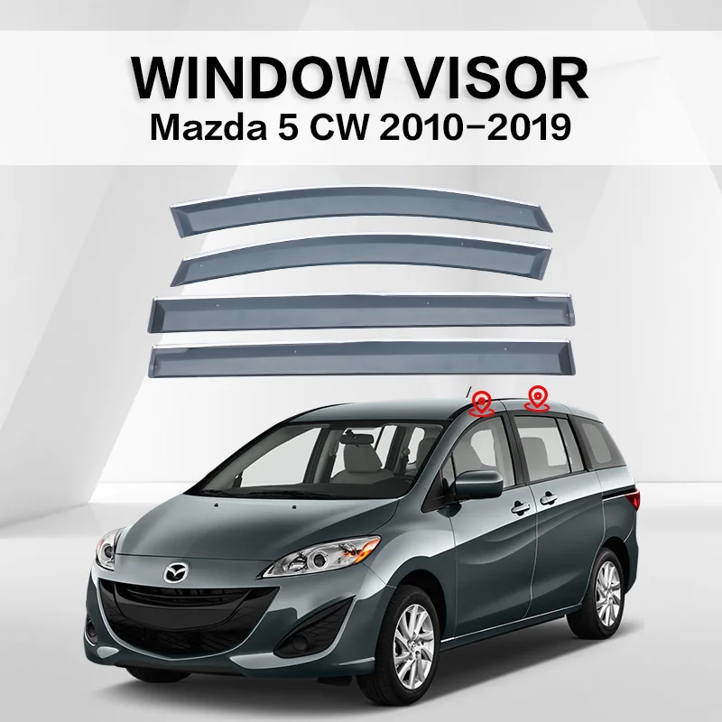 

For MAZDA 5 CP CR CW Window visor Weather Shield Side Window Deflector Car windshield weather shield Car accessories