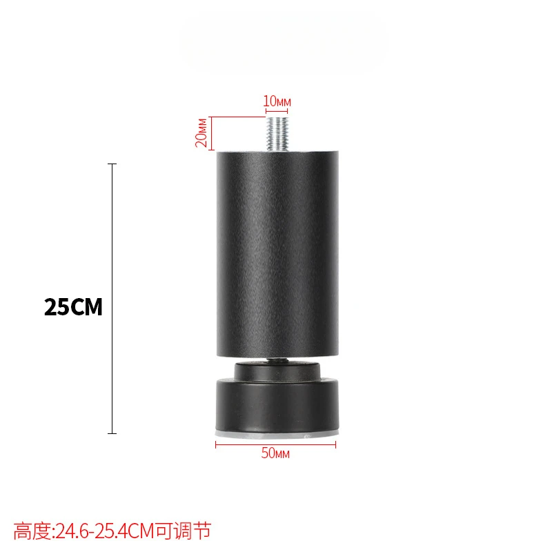 ขาเฟอร์นิเจอร์แบบปรับได้ 4 ชิ้น รุ่น M10 ผลิตจากอะลูมิเนียมอัลลอยด์ สำหรับโซฟาและโต๊ะ อะไหล่ทดแทนสำหรับเฟอร์นิเจอร์