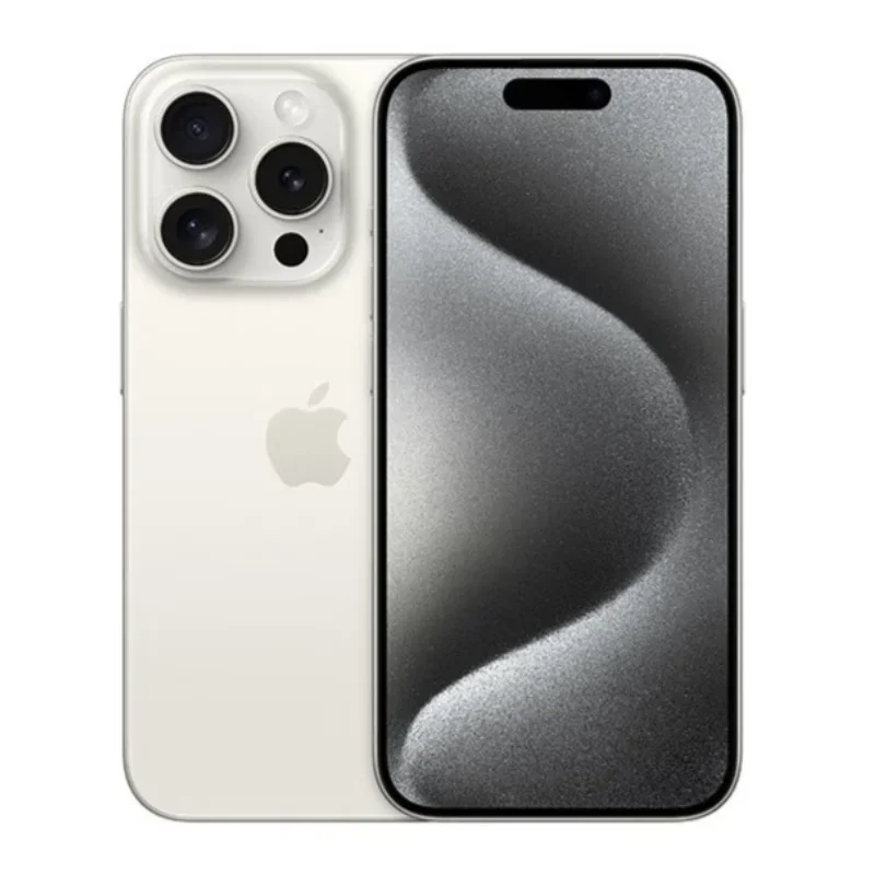هاتف iPhone 15 pro الأصلي ثنائي eSIM 6.1 أصلي LTPO Super Retina XDR OLED Face ID NFC A17Pro 8GB 128/256GB 98% جديد 5G هاتف محمول #4
