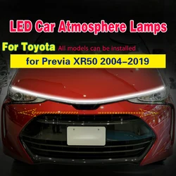 낮 실행 빛 LED 자동차 헤드 라이트 안개 램프 12v DRL 도요타 Previa XR50 2004-2019 스캔 시작 방수 주변 램프