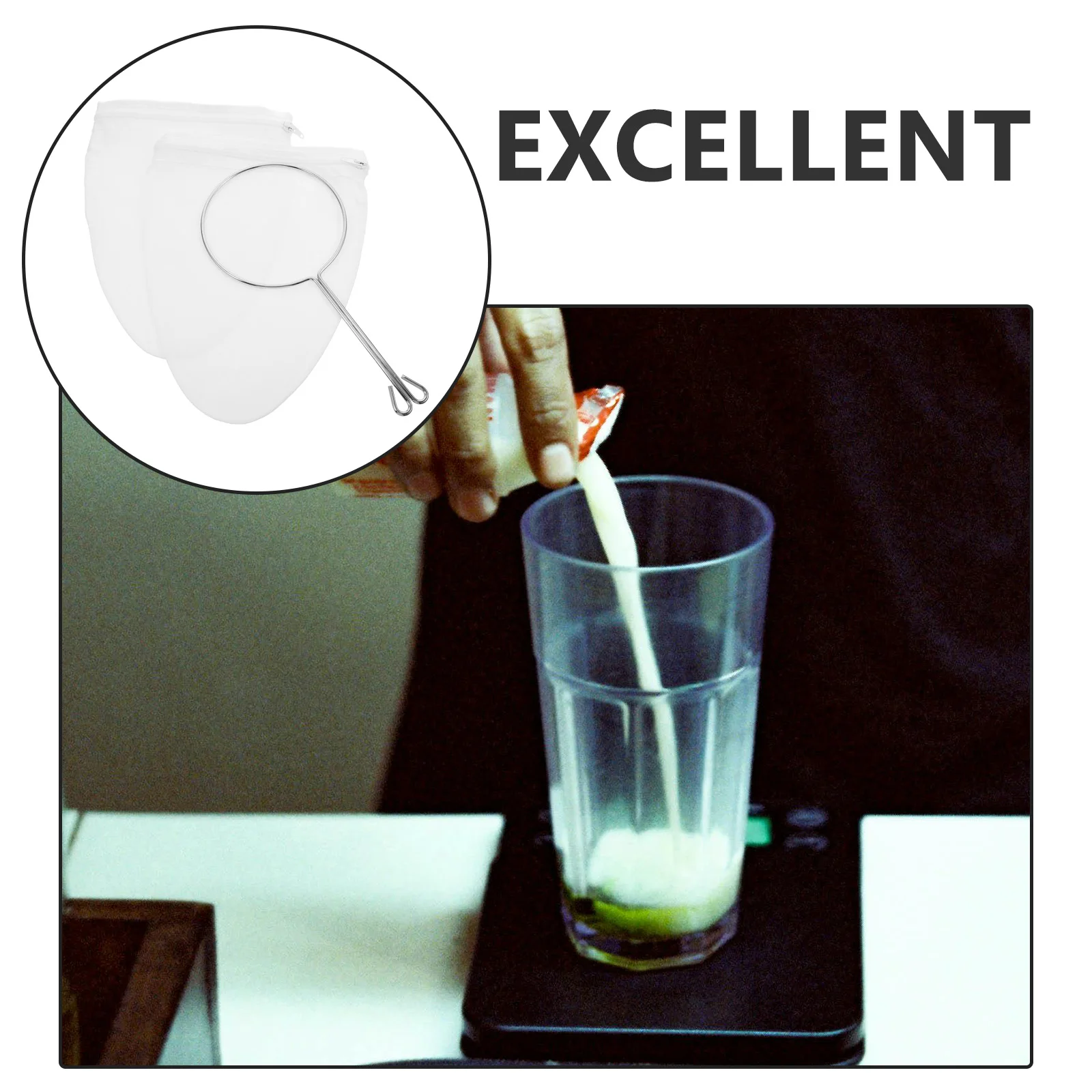 

3 Pcs Filter Bag Tea Leaves Strainer Holder Reusable Thai Stainless Steel Coffee Filters for Loose