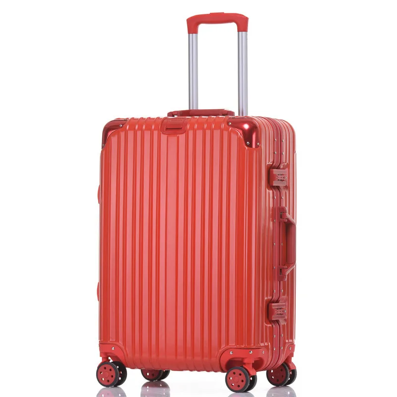 Wide Trolley Suitcase, Spinner Wheel, 26 Large Capacity Suitcase, 20 Inch Flat Bottom Trolley Suitcase, Lockbox