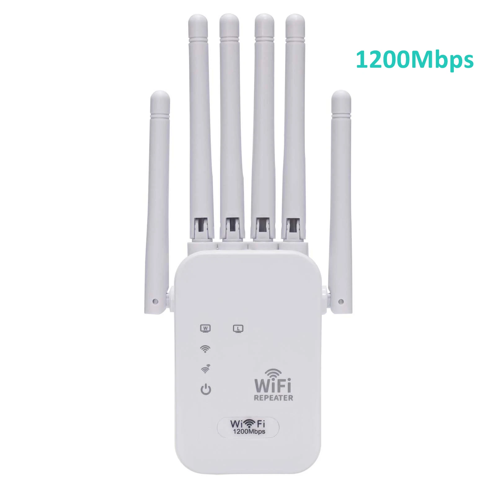 1200Mbps ثنائي النطاق واي فاي مكرر ثنائي النطاق 2.4G/5 جيجا هرتز شبكة مكبر للصوت طويل موسع واي فاي للمنزل #2
