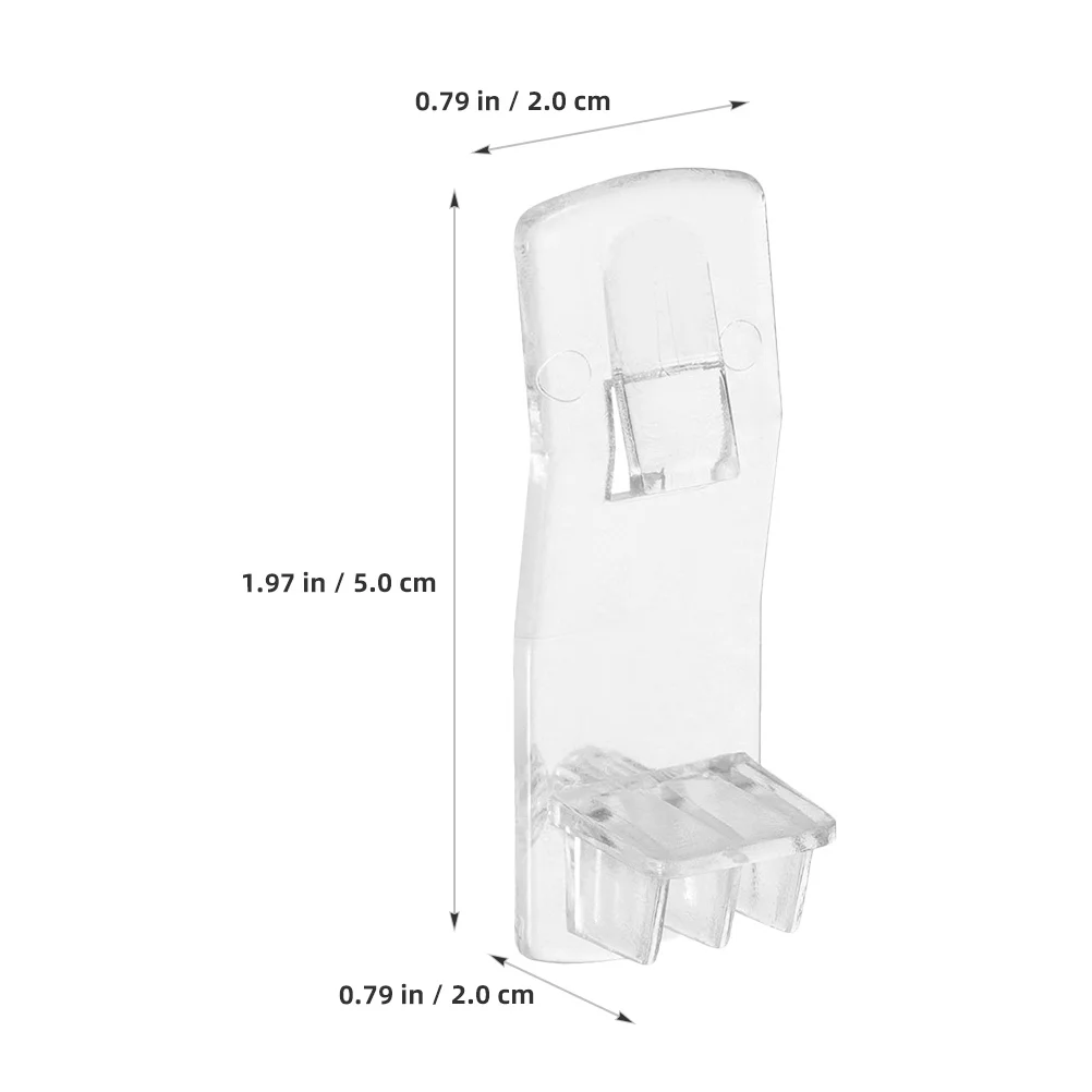 30 szt. Przezroczystych plastikowych kołków do półek, wsporniki półek, kołki blokujące do szafek kuchennych, regałów na książki, organizery meblowe, klipsy do paneli szafek
