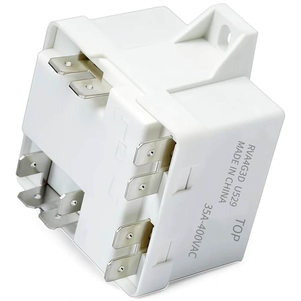 1394121 Potential Relay AC 35A 400V Replacement Suitable for Commercial Freezers Refrigerators and HVAC Applications