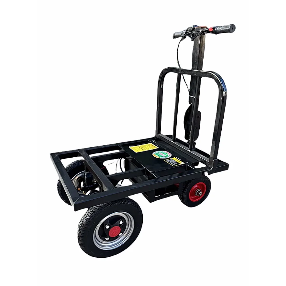 

Electric Flatbed Truck Cargo Truck Portable Trolley