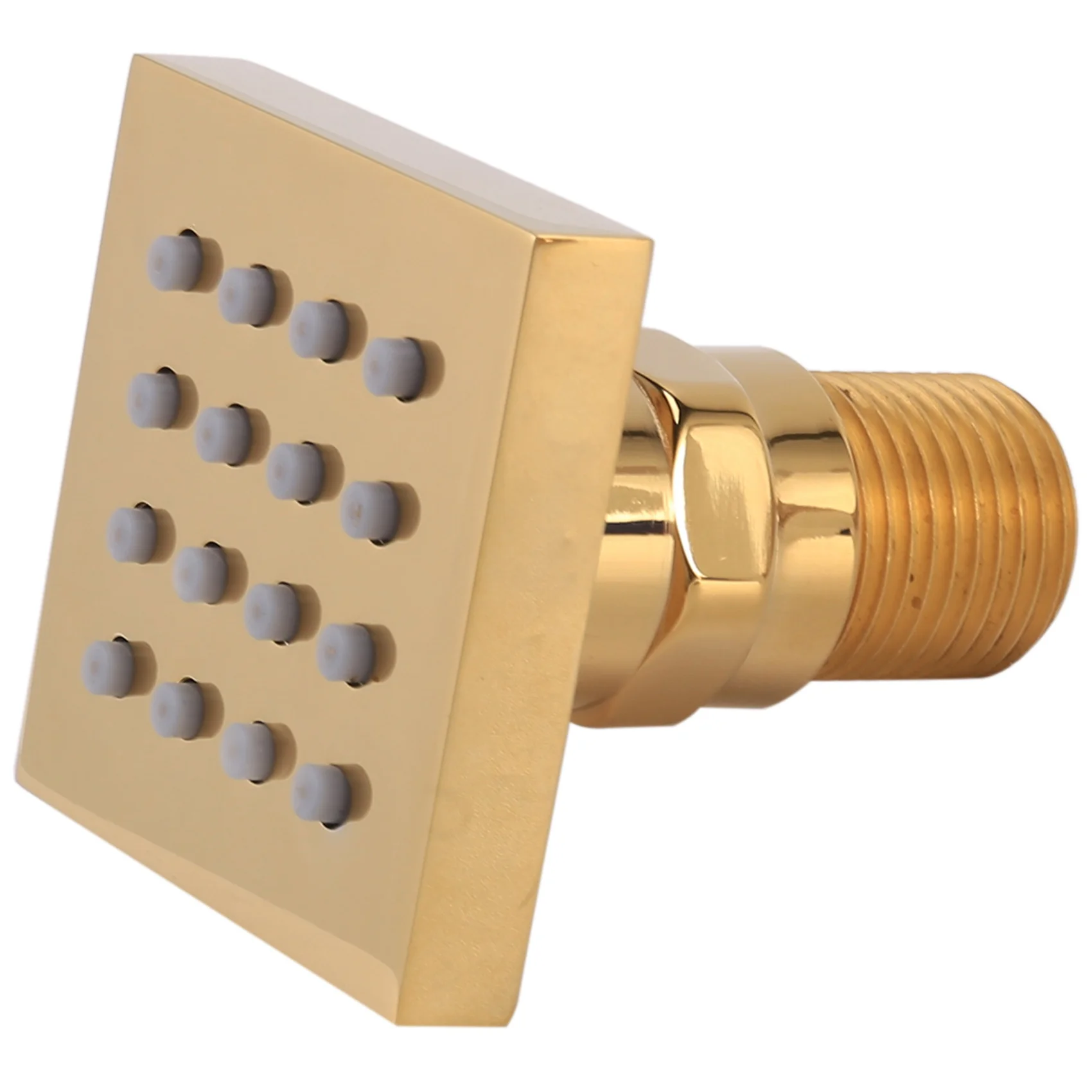 AT44-2 Inches Shower Body Spray Jet Brass Massage Jet Bathroom Faucets Accessories Square Wall Mount Shower Side Jets