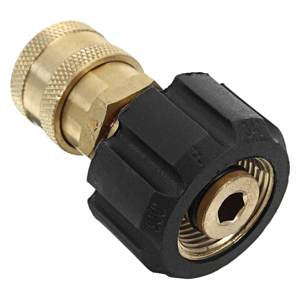 A93E-High Pressure Washer Foam Washing Machine M22 Threaded Nozzle Quick Connect Connector Head