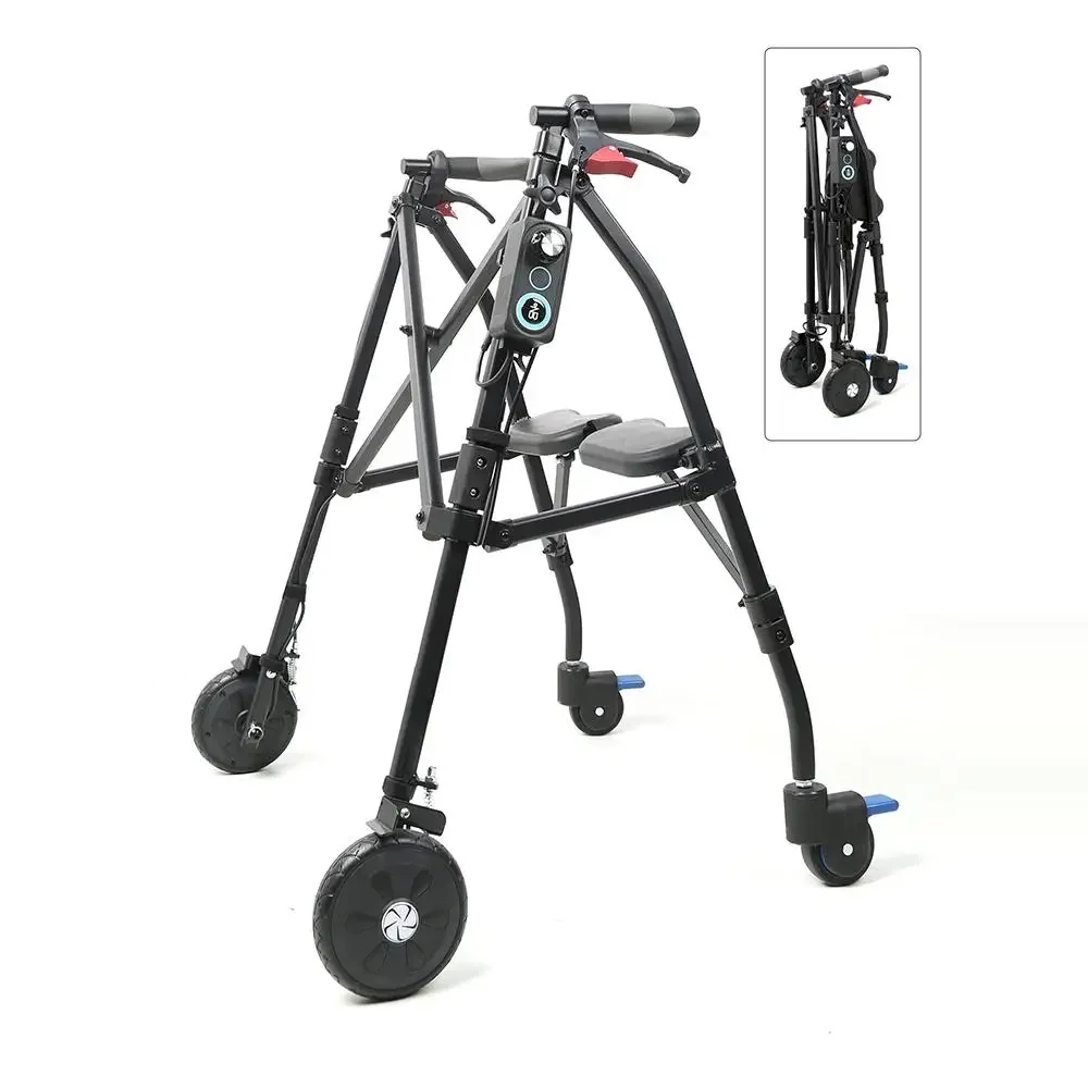 

Ходунки с регулируемым сопротивлением и защитой от падения для ходунков для пожилых людей, ходунки для реабилитации, тренировочные костыли, подлокотник