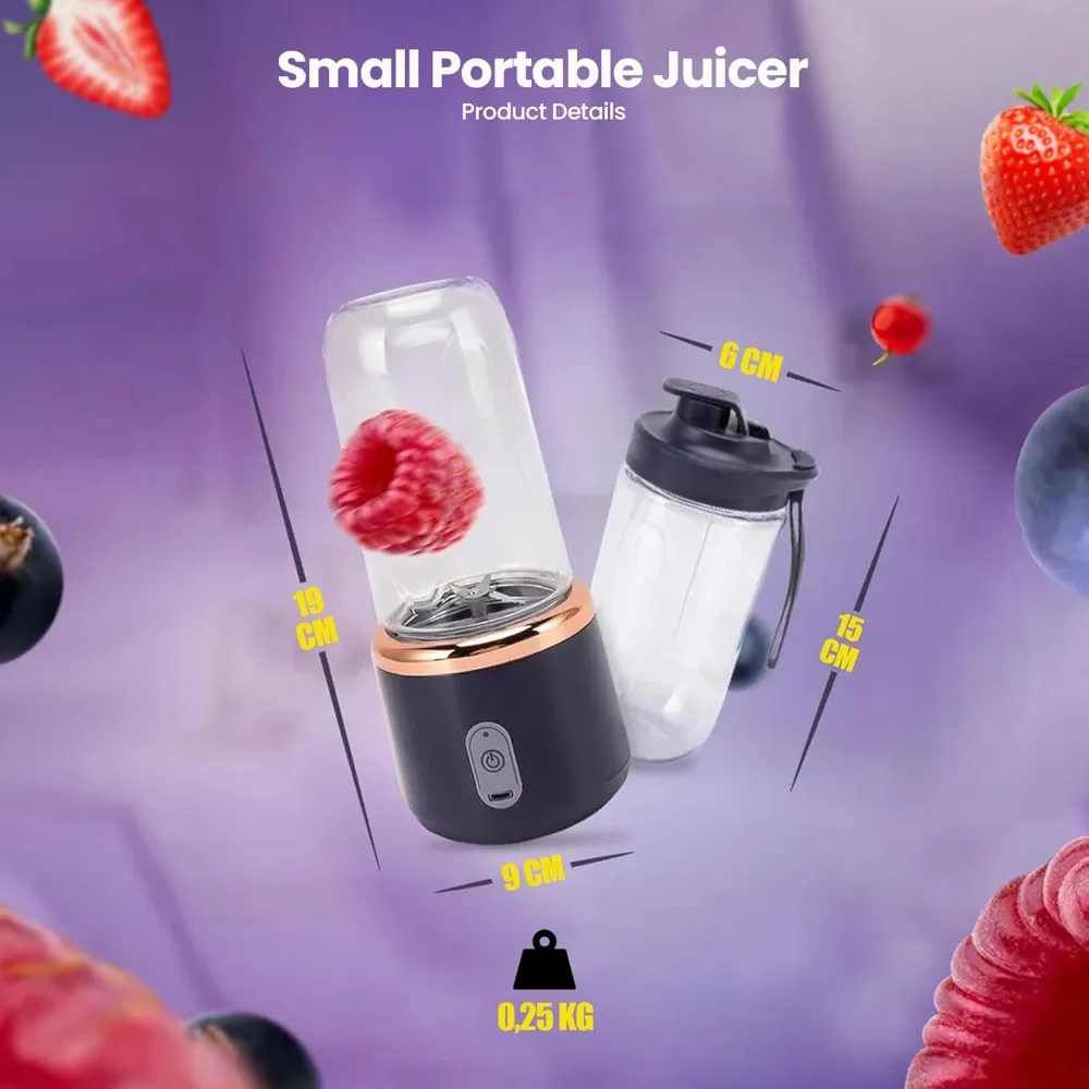 Portable USB Blender with Travel Cups 4
