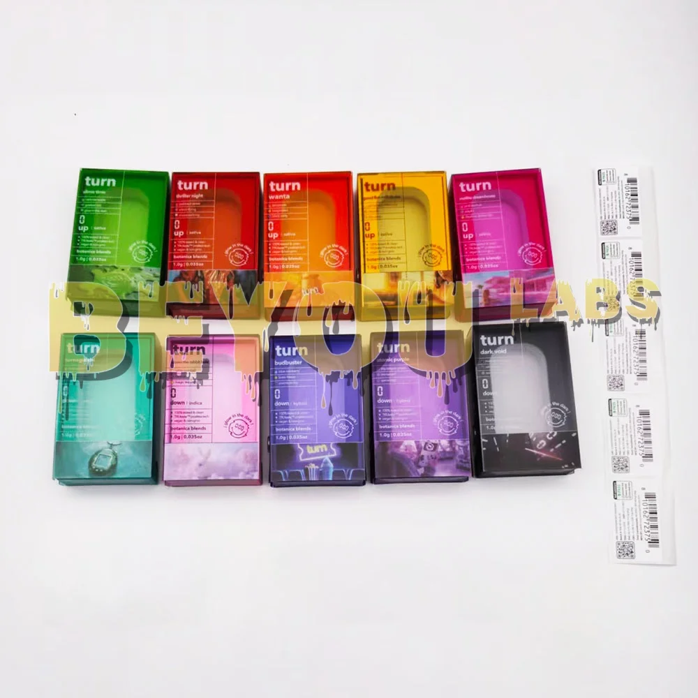 10/10 Lege Cartridge Opbergdoos van Papier 1.0 Plastic Opp Zakjes Zelfsluitende Verpakking Rechthoekige Zak Grote Displaycontainer 50 stuks