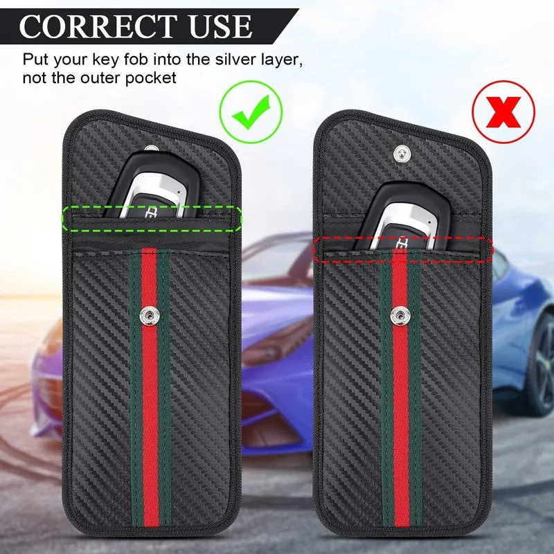 Car Key Case Signal Blocker Bag Keyring Card Bag Auto Logo Storage Accessories For Hyundai I10 I20 I40 IX20 IX35 Tucson Solaris