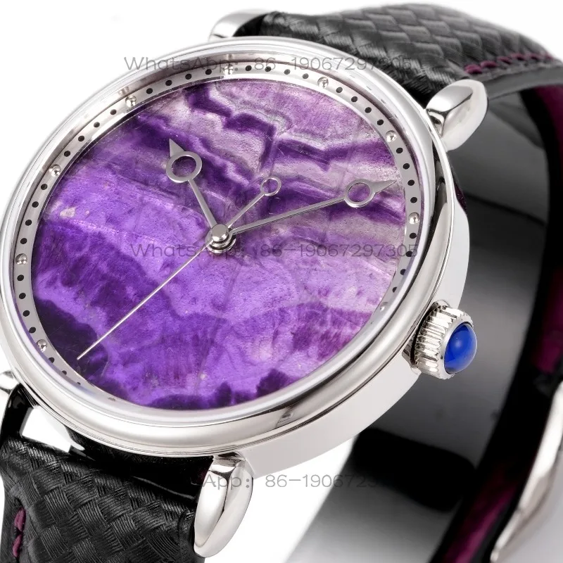 Ziqi Donglai Natural Ziying Stone Dial Watch Men's Movement Mechanical Watch