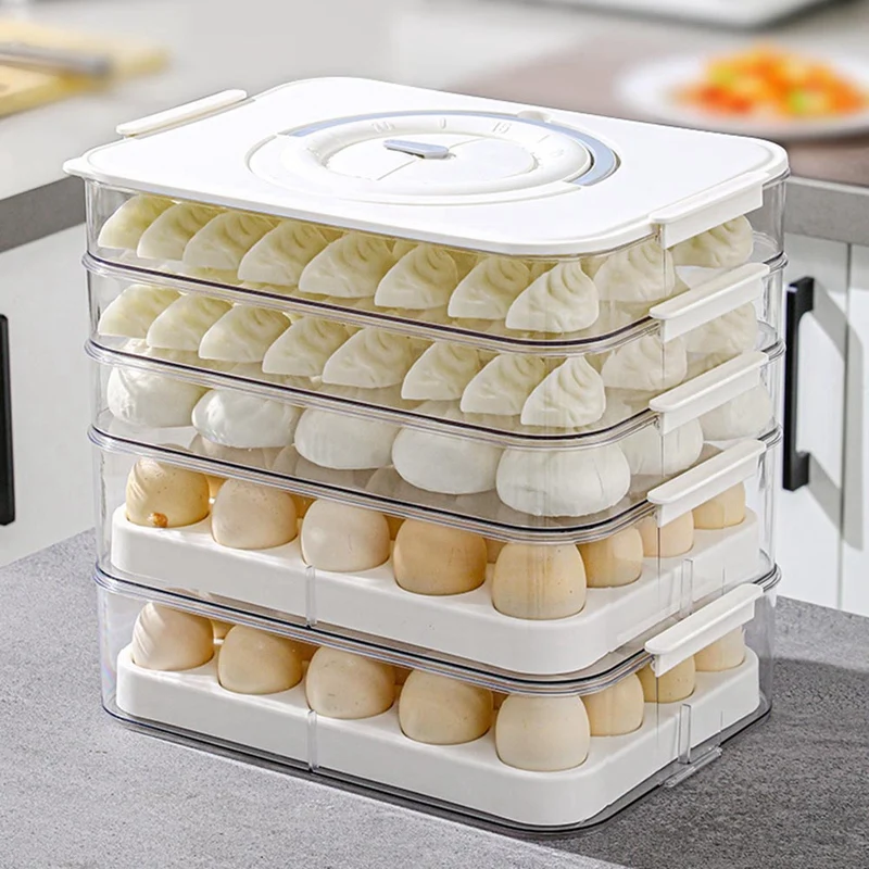 Dumplings Box Refrigerator Dumpling Freezing Box Quick-Freeze Dumpling Box Crisper