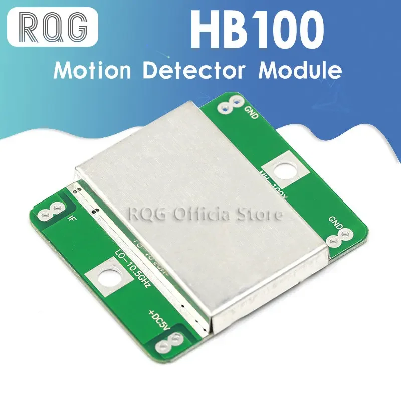 Microwave Doppler Radar Wireless Module Motion Sensor HB100, Microwave Motion Sensor, Motion Detector