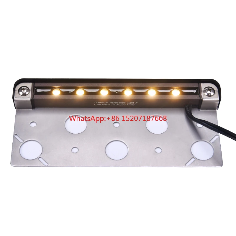 ETL Listed Die-Cast Aluminum LT2702B 12V AC/DC 1.5W 12V 7 Inch IP65 Waterproof 2700K-6000K Hardscape Paver Retaining Wall Light