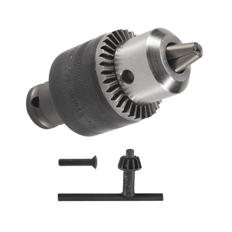 

1,5-13 мм сверлильный патрон, адаптер для дрели, сменный ударный гайковерт 1/2 дюйма для электрических дрелей