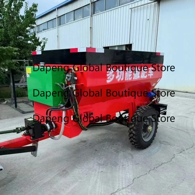 Tractor Rear Mounted Organic Compost Spreading Device Farm Manure Fertilizer Uniform Distribution Equipment