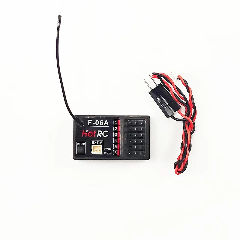 Hotrc DS650 リモコン 6方向ボートモデル 片手操作 6方向 固定速度の釣り船に適しています