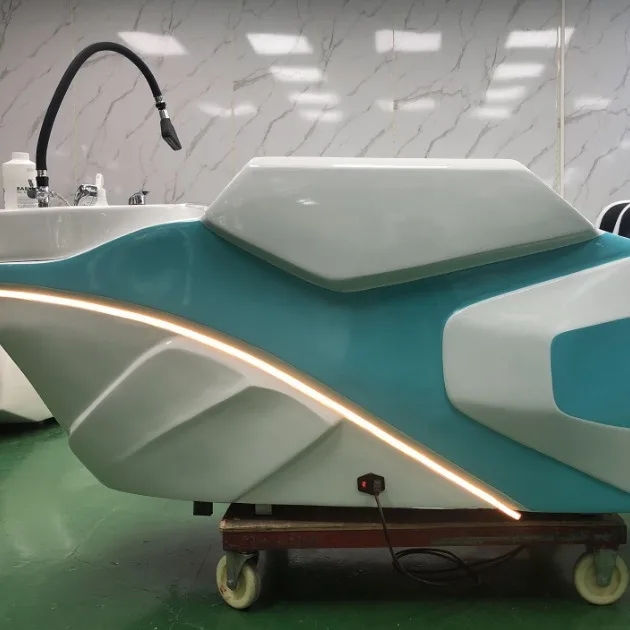 

Manufacturers oversized head basin health massage shampoo bed fumigation water cycle hairdressing barber shop intelligent electr