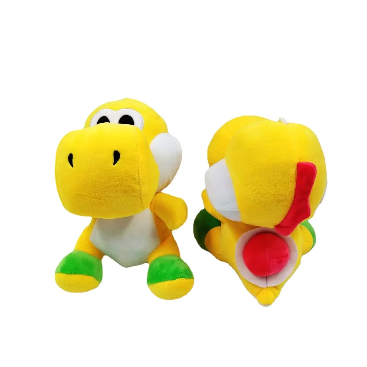 Super Mario Game Anime Figure Yoshi Short Plush Doll PP Cotton Stuffed Children\'s Toy Decoration Green Yellow Birthday Gifts