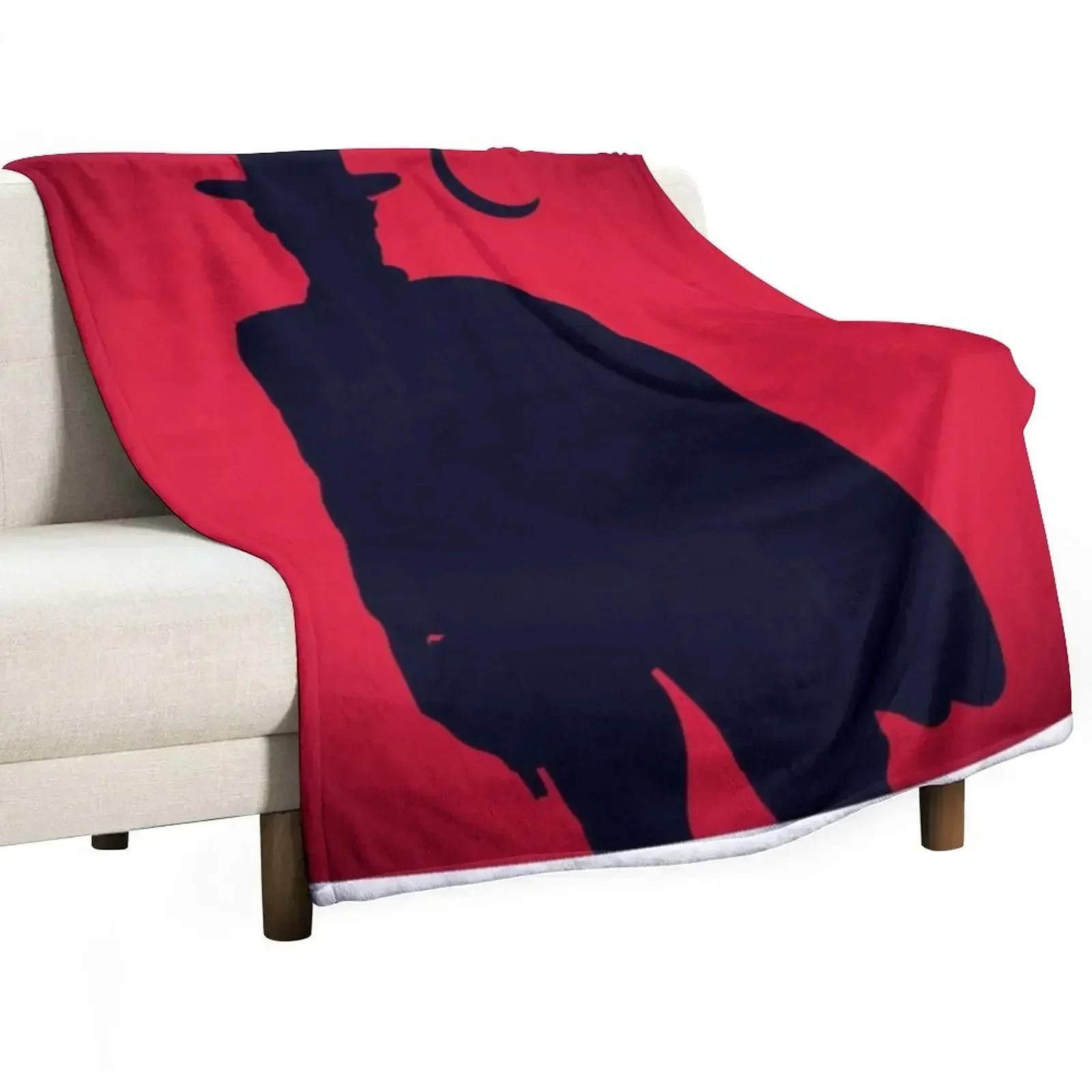 Outlaw silhouette Throw Blanket Spring Fall Cozy Throw Blanket for Couch