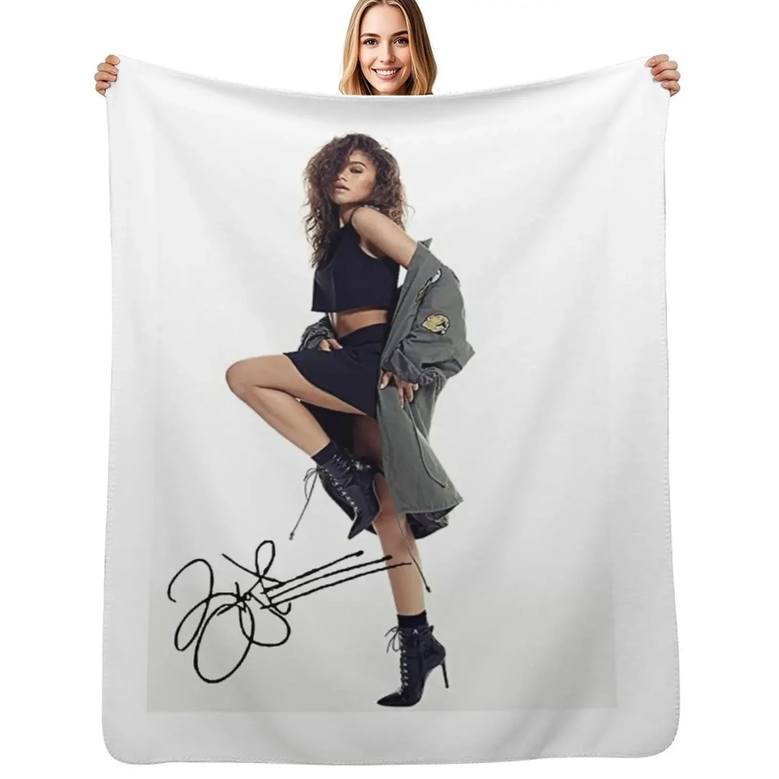 

zendaya Throw Blanket Large Stuffeds cosplay anime Blankets For Baby Blanket