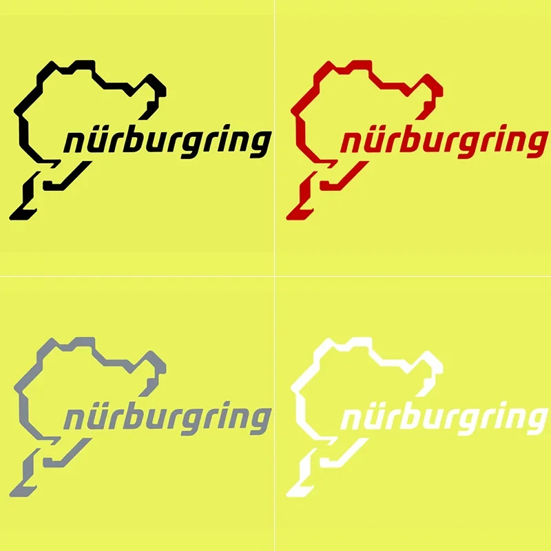 For Nurburgring Circuit Car Stickers Body Sports Automobile exterior protection BYMTM