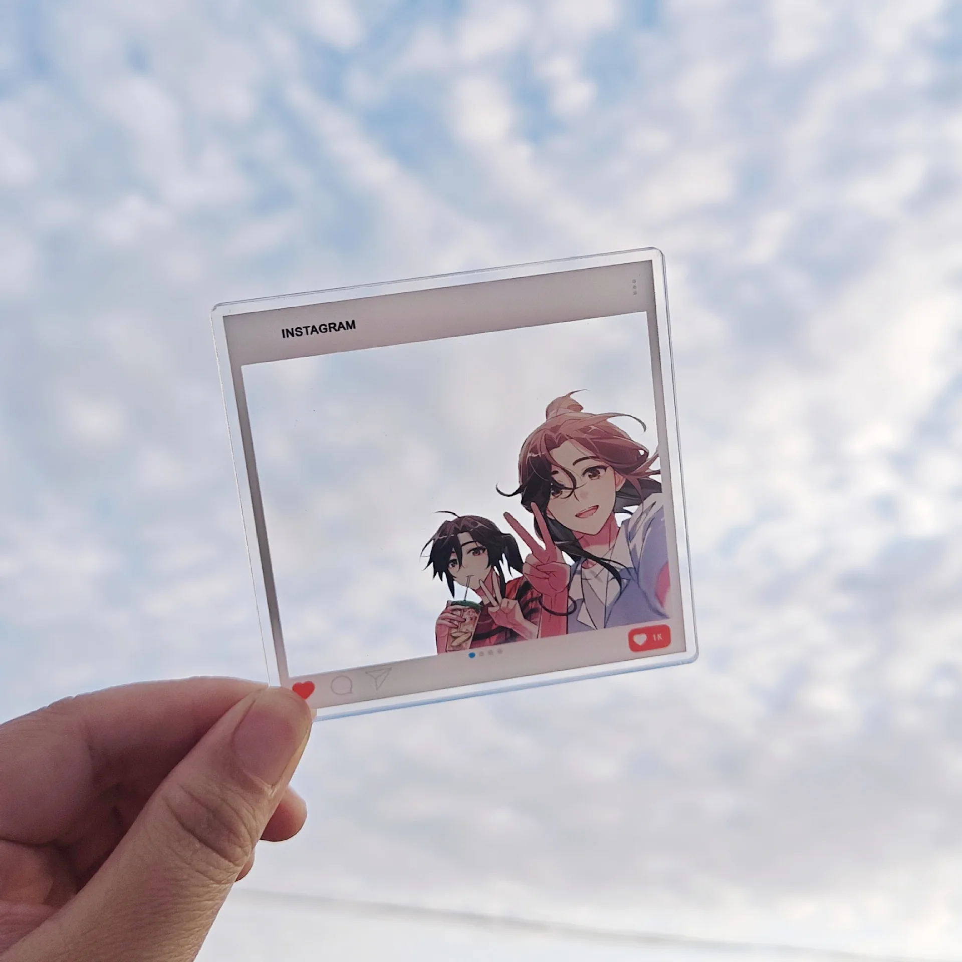 Tian Guan blessed Xie Lian Hua Cheng high appearance level acrylic through card