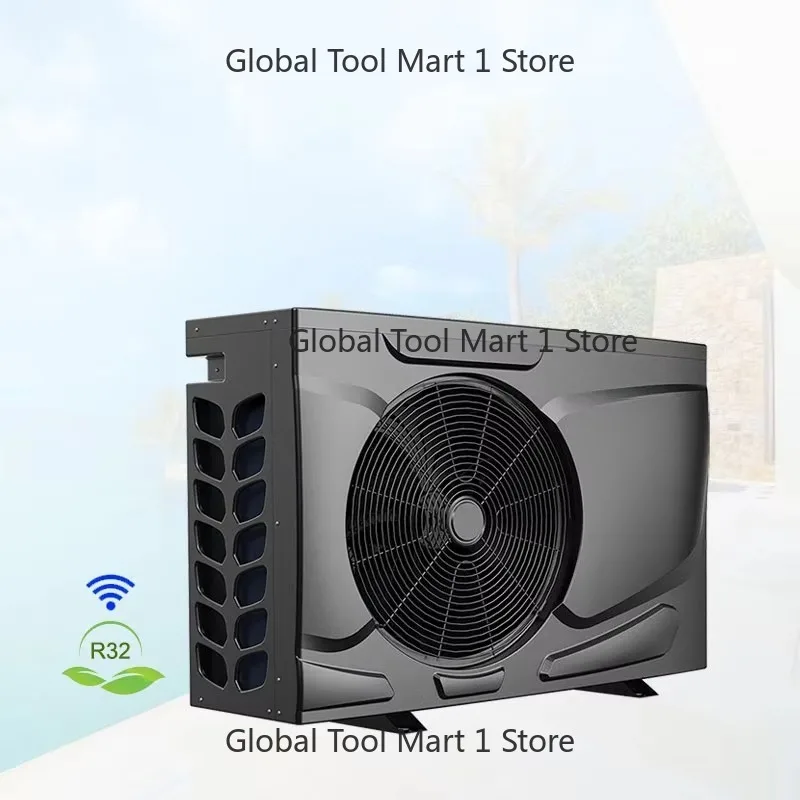 Sma-rt WiFi R32 Mini Pool Heat Pump 7KW-25KW DC Invert-er Air to Water Swim Spa Fast Hea-ting Heater
